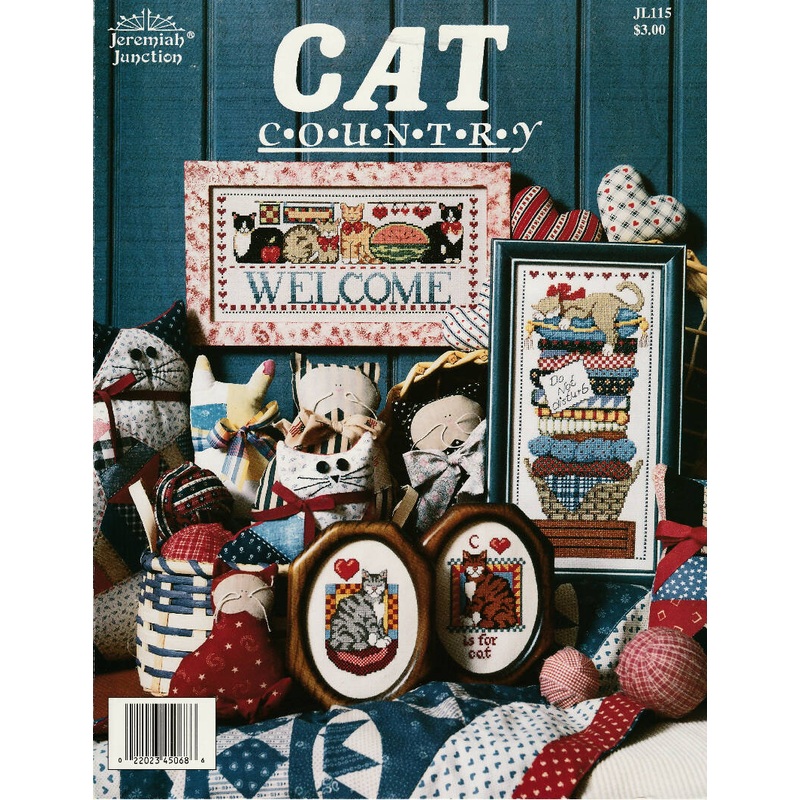 Counted Cross Stitch Pattern Cat Country by Jeremiah Junction #JL115