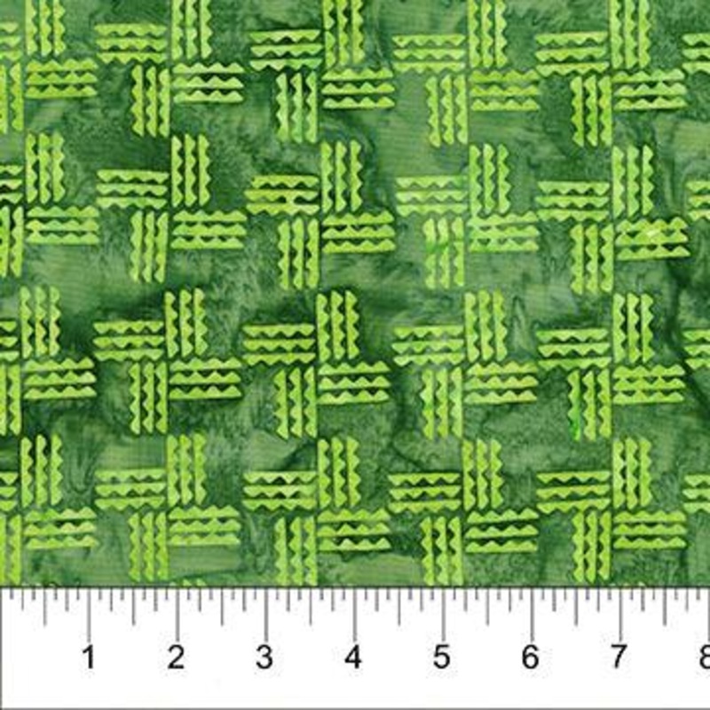Kilts and Quilts Banyan Batik by Patience Griffin Green Tonal