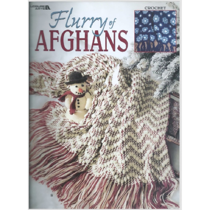 Leisure Arts 'Flurry of Afghans' Leaflet #3218; 2000; 8 Designs