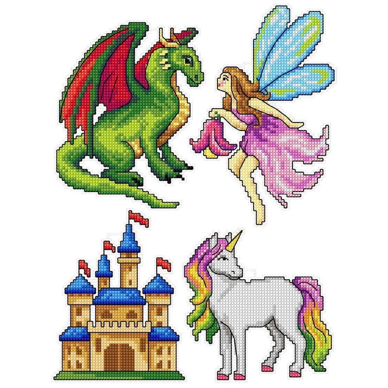 "Magic Heroes" 123CS Counted Cross-Stitch Kit