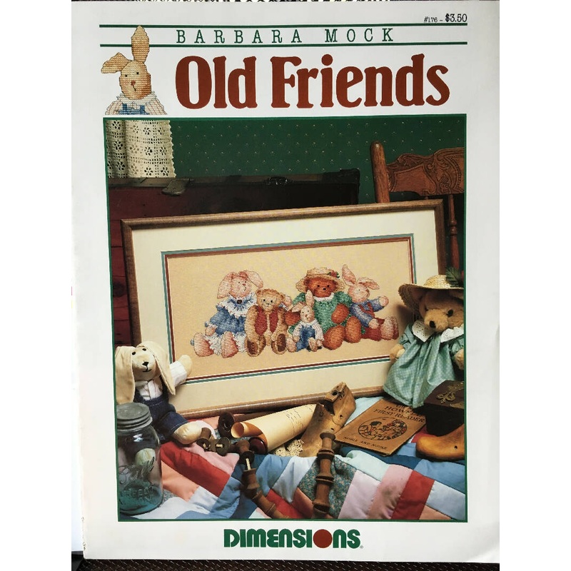 Old Friends Counted Cross Stitch Leaflet #176 from Dimensions