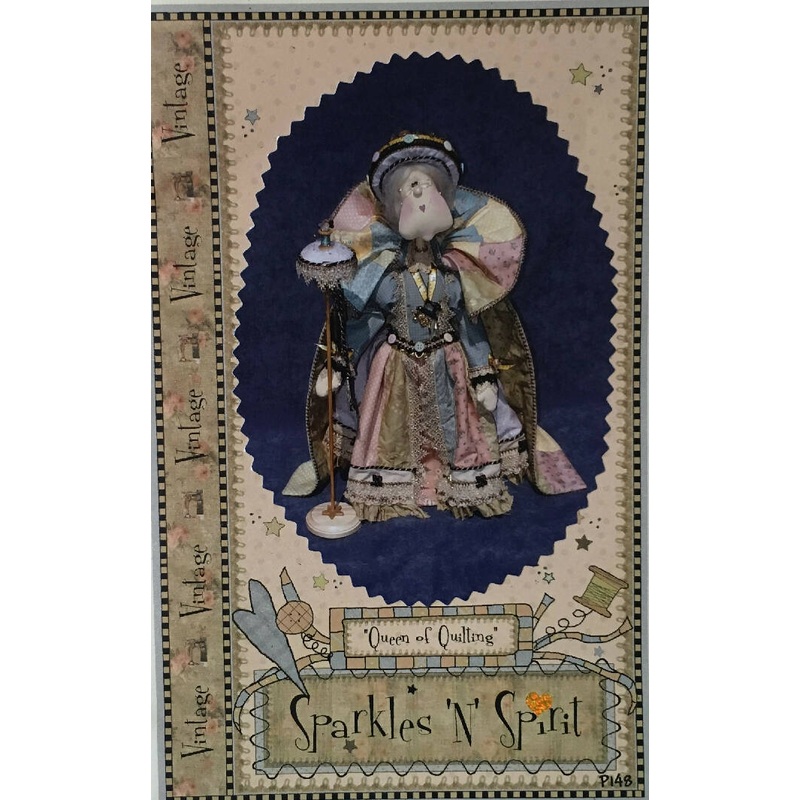 PATTERN Queen of Quilting Sparkles N Spirit Doll Pattern