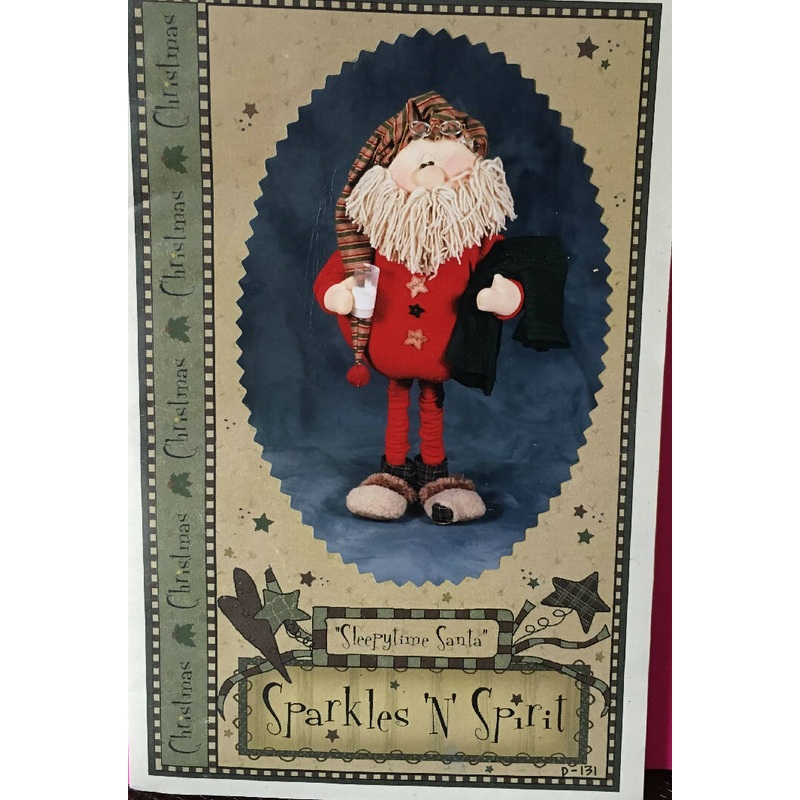 PATTERN Sleepytime Santa Sparkles N Spirit Doll