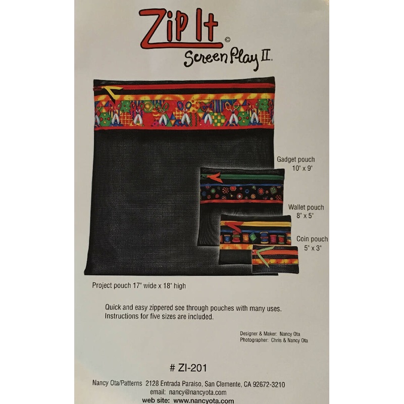 Pattern ZIP IT SCREEN PLAY II Tote Bag