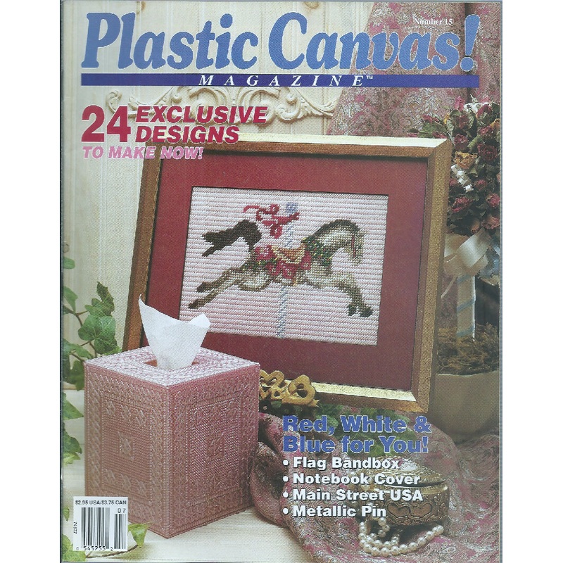 Plastic Canvas Magazine, Number 15, July/Aug 1991, 24 Projects