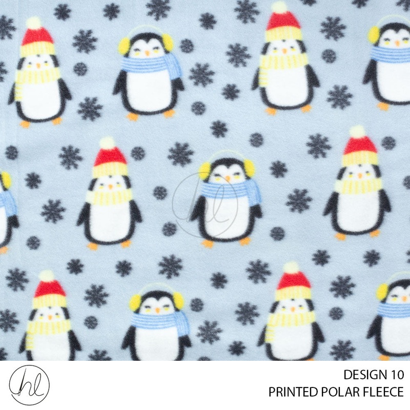 PRINTED POLAR FLEECE 51 ASSORTED 150CM PER M
