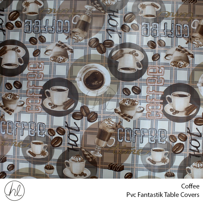 PVC FANTASTIK TABLE COVERS COFFEE ROLL ROLL 001