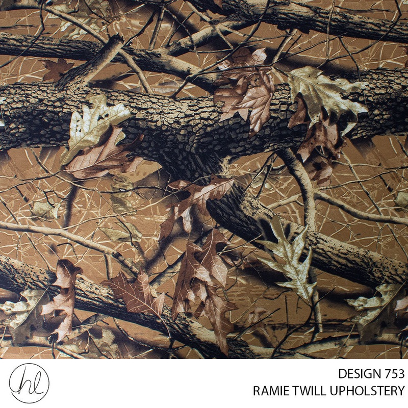 Ramie Twill Camo Forest Brown