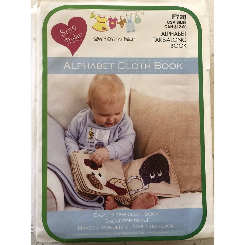 Sew Baby Pattern No. F728 - Alphabet Cloth Book