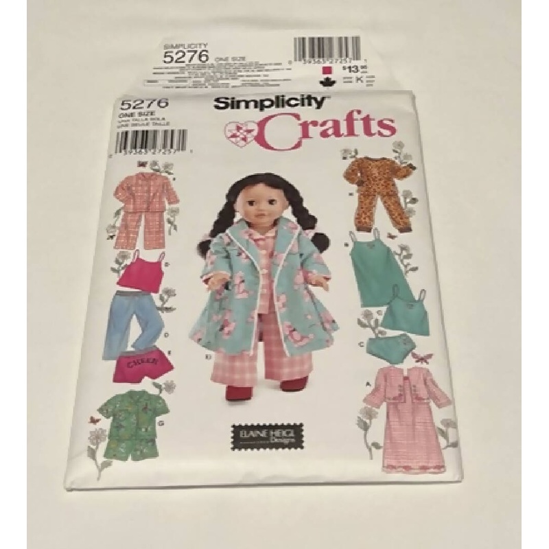 Simplicity 18" Doll Clothes Pattern