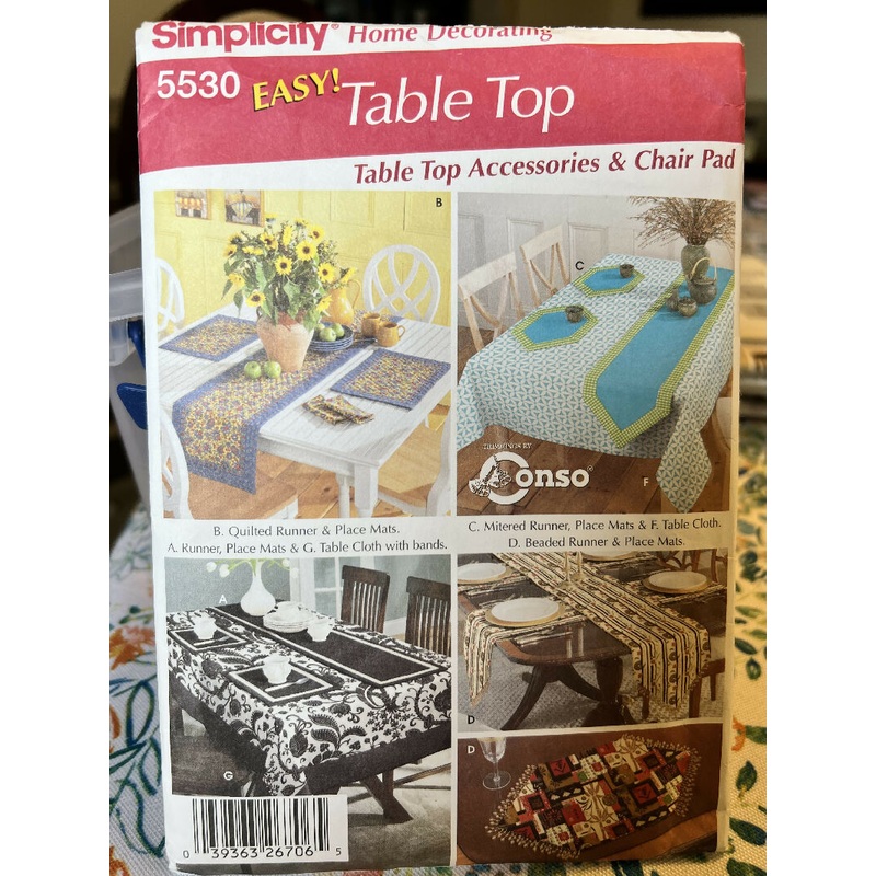 Table Runner & placemat Pattern