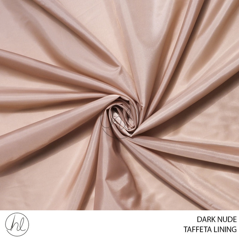 TAFFETA LINING 51 DARK NUDE 150CM PER M
