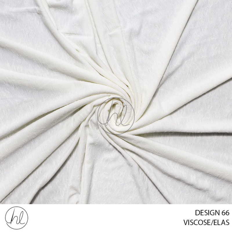 VISCOSE/ELAS 51 OFF WHITE 150CM PER M