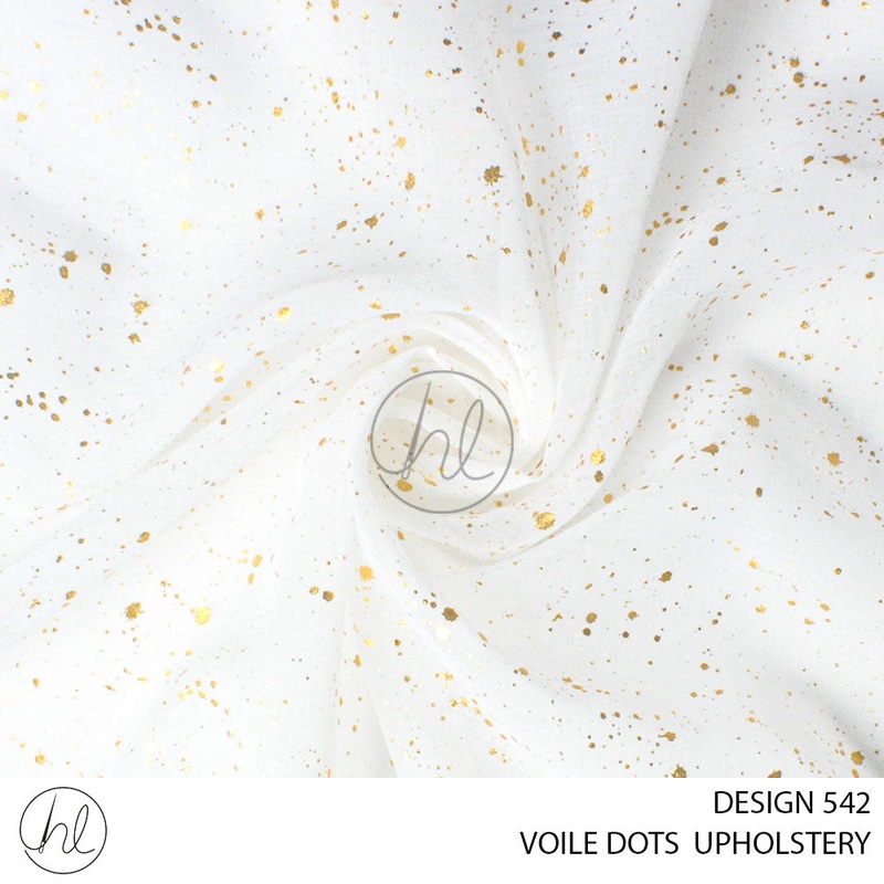 Voile Dots White Gold