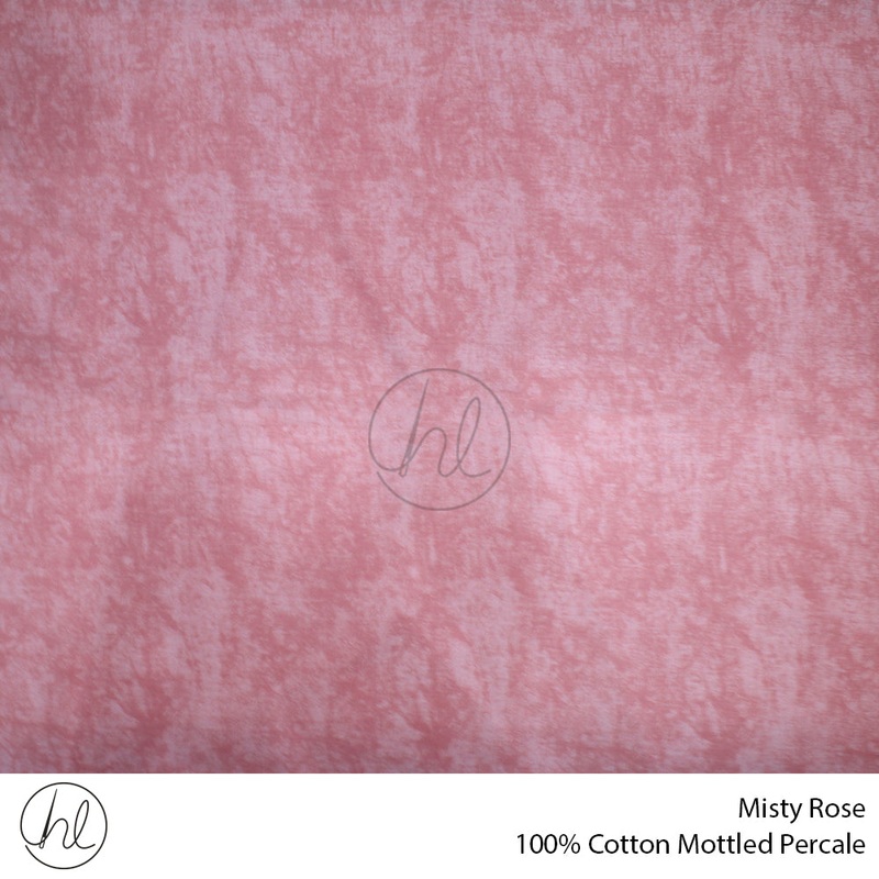 100% COTTON MOTTLED PERCALE  MISTY ROSE ROLL ROLL 001