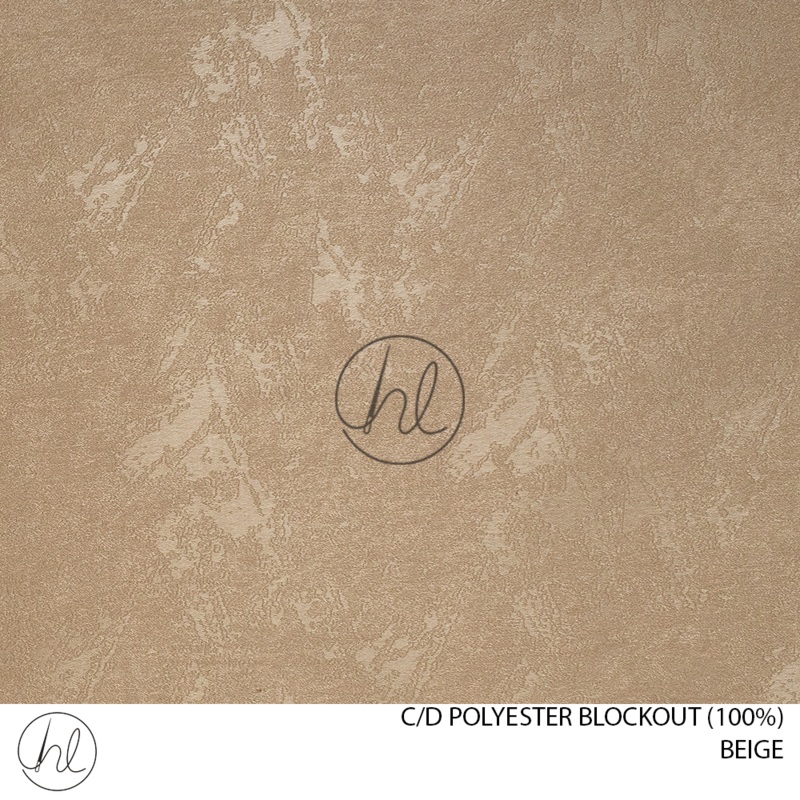 C/D 100% Polyester Blockout 280cm Beige