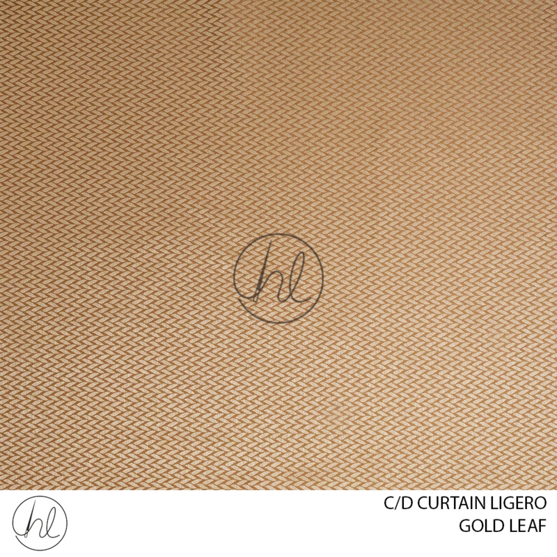 C/D Curtain Ligero GHY067C CP 280cm Gold Leaf