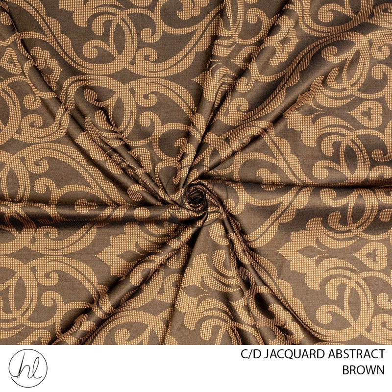 C/D Jacquard Abstract 51 CP280cmBrown