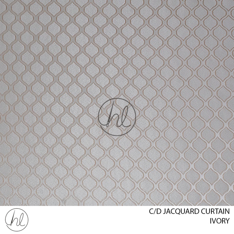 C/D Jacquard CurtainJF712 CP280cm Ivory