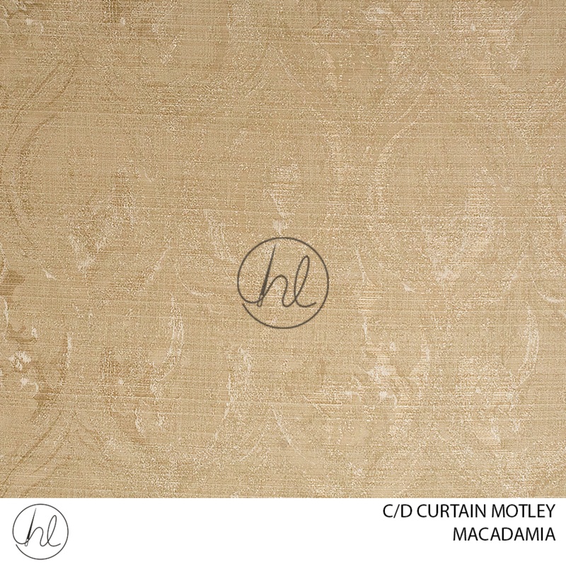 C/D Motley Curtain GDD002A 280cm Macadamia