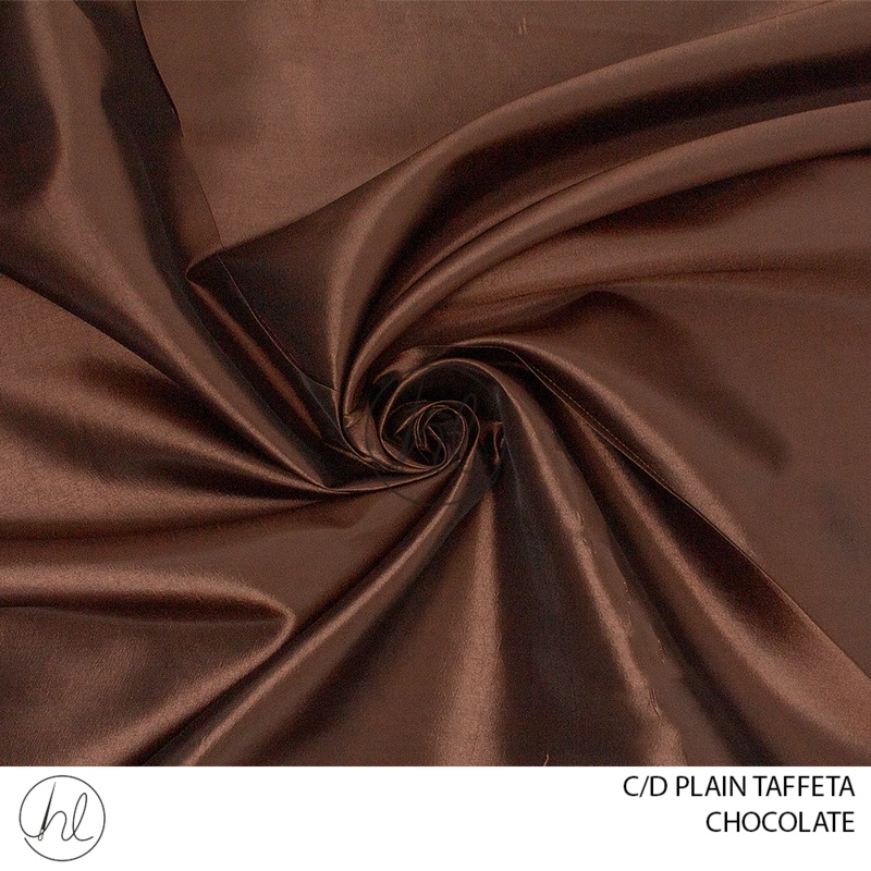 C/D Plain Taffeta CP 280cm Chocolate