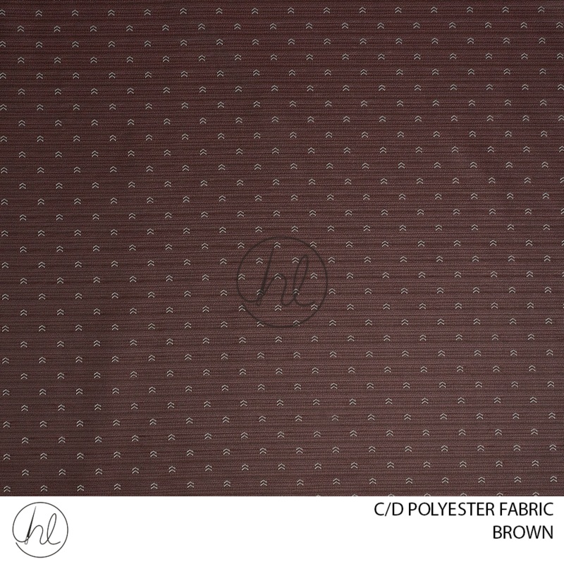 C/D Polyester Fabric 4317 CP300cm Brown