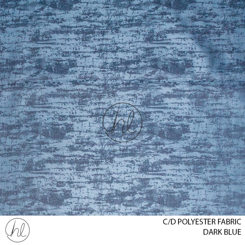 C/D Polyester Fabric JY 17 CP280cmDark Blue