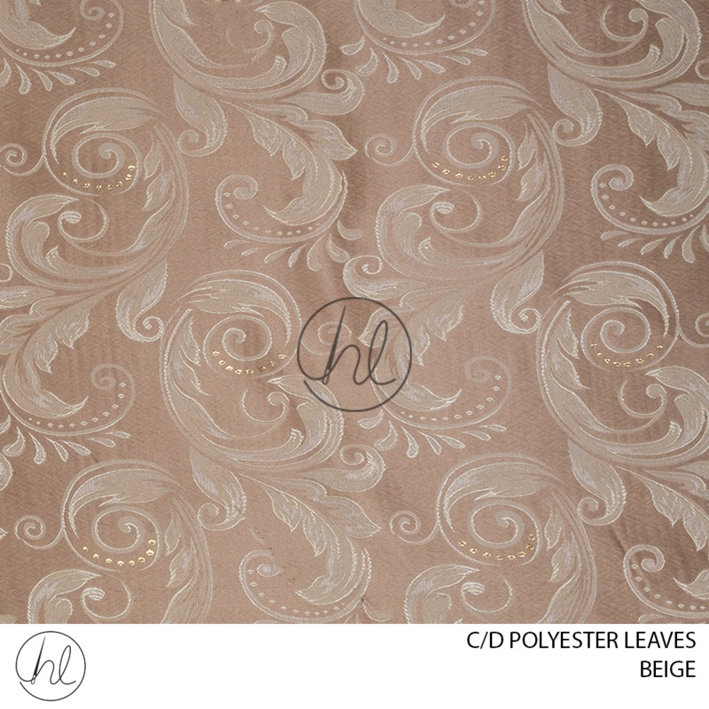 C/D Polyester Leaves 001VPHM05280cmBeige