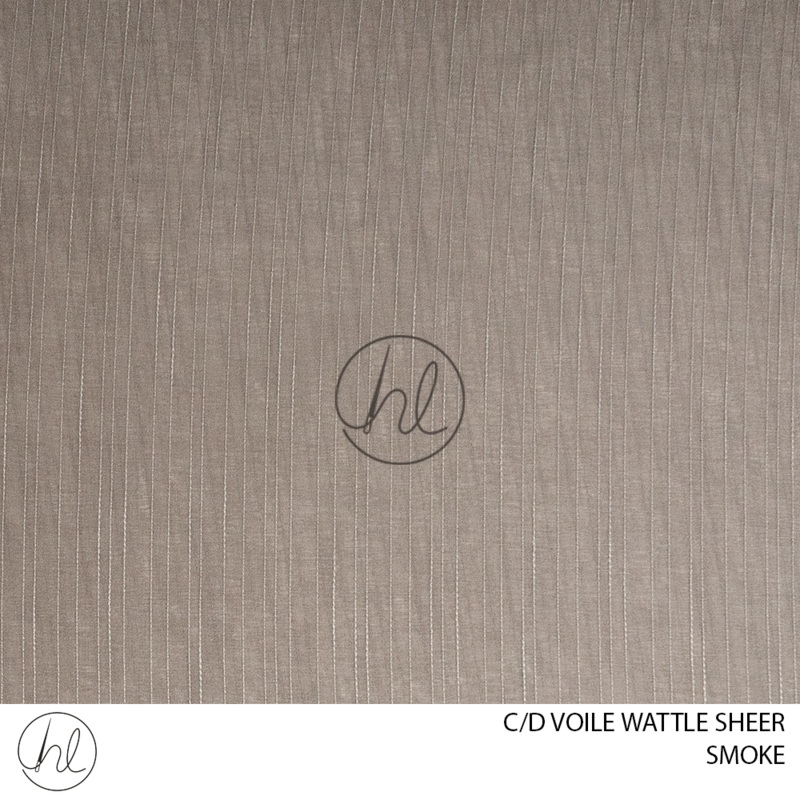 C/D Voile Wattle SheerGFH072D CP 280cm Smoke