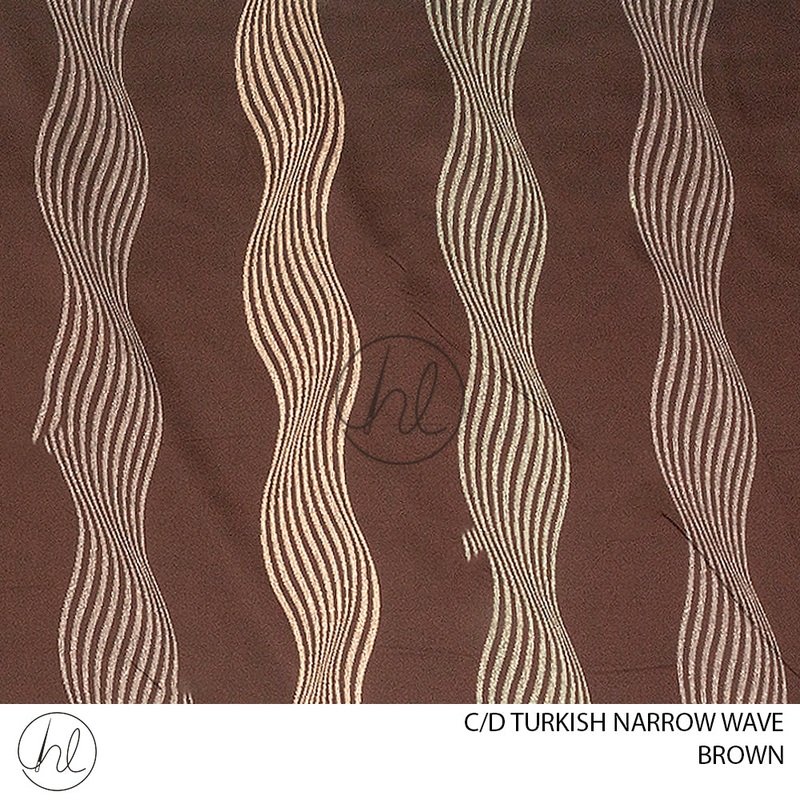 C/D Wave Narrow Turkish 472-0105 280cm Brown