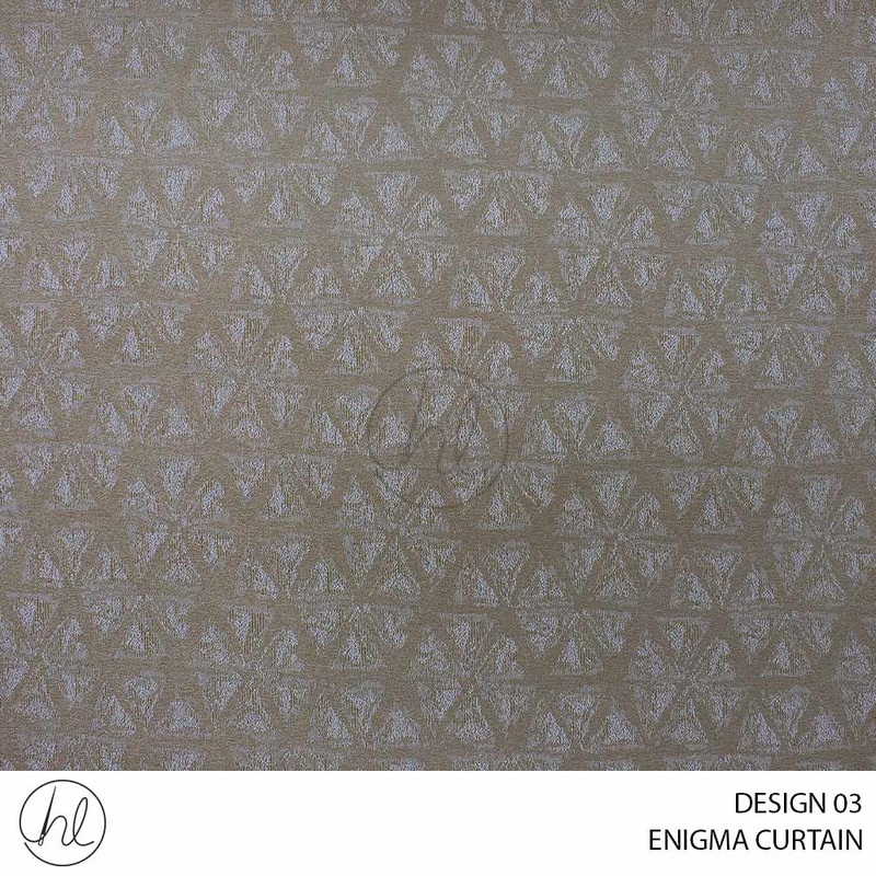 ENIGMA CURTAIN DESIGN 03 280CM PER M GOLD DUST