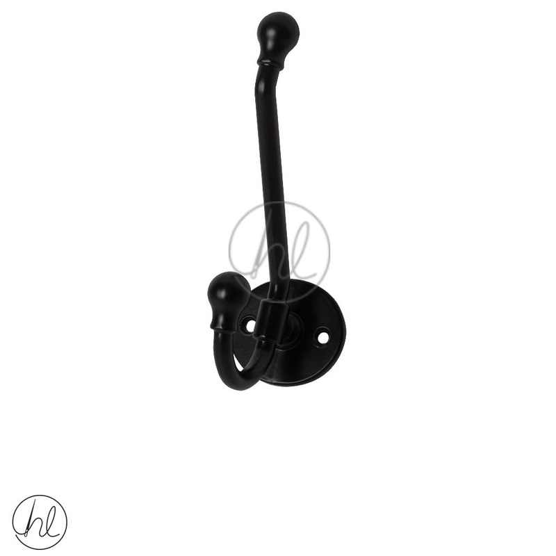 HAT & COAT HOOK BLACK