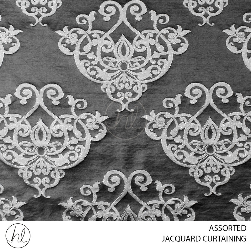 JACQUARD CURTAINING 2599 ASSORTED 280CM WIDE PER M