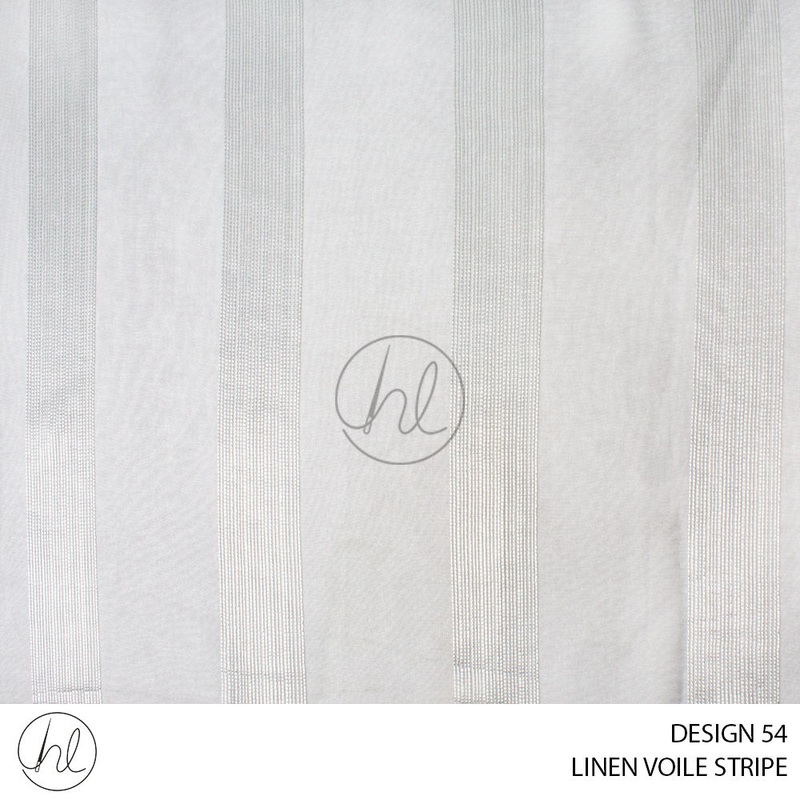 LINEN VOILE STRIPE DESIGN 54 GREY 280CM PER M