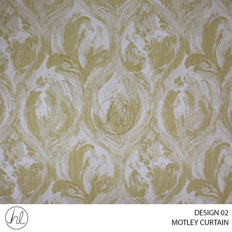 MOTLEY CURTAIN DESIGN 02 HONEYDEW 280CM PER M