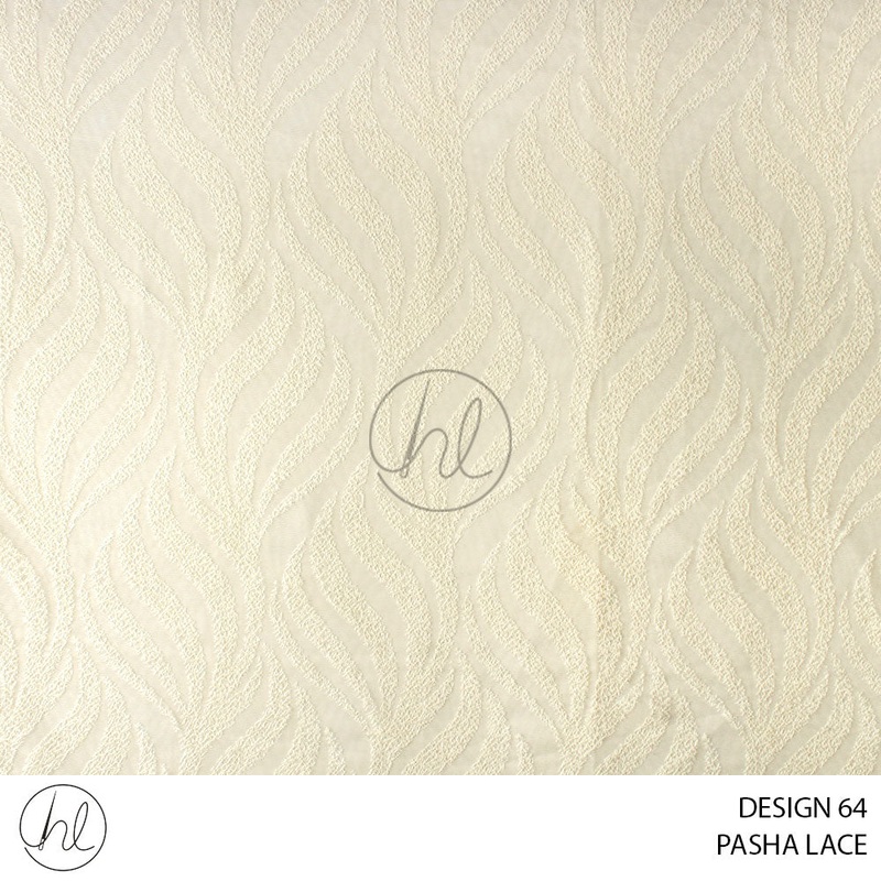 PASHA LACE DESIGN 64 CREAM 280CM PER M