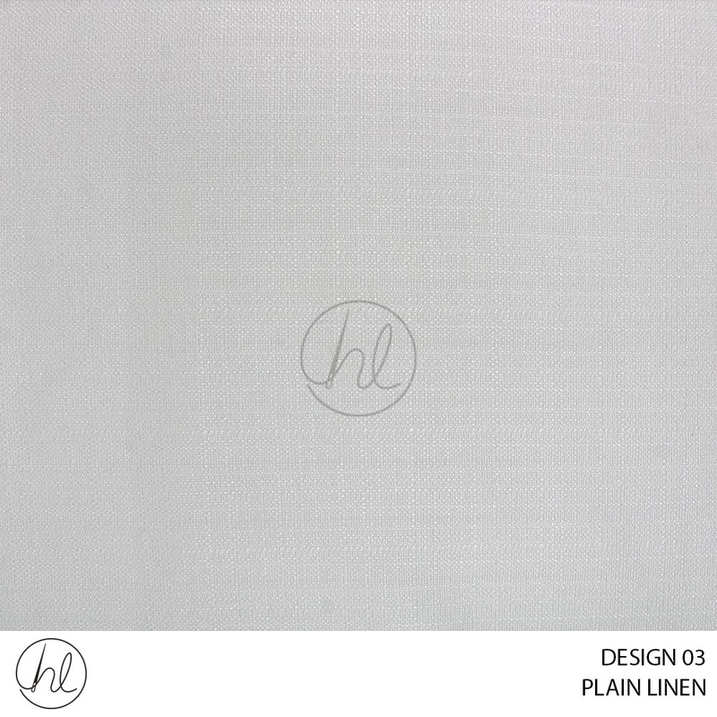 PLAIN LINEN DESIGN 03 280CM PER M WHITE