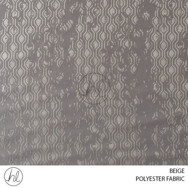 POLYESTER FABRIC 25900 BEIGE 280CM WIDE PER M