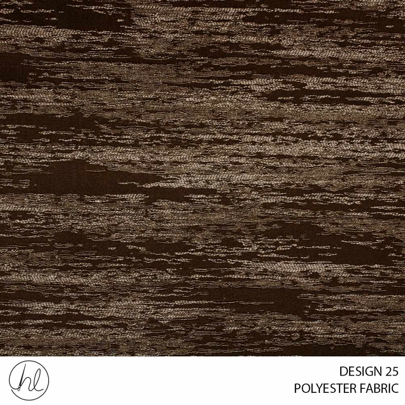POLYESTER FABRIC DESIGN 25 280CM PER M