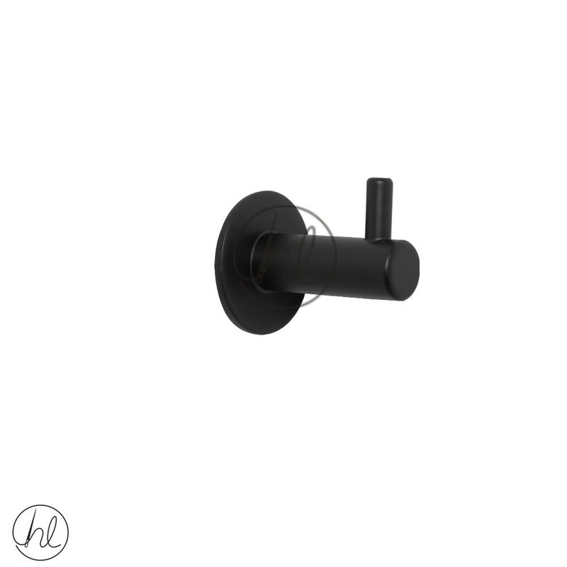 SELF ADHESIVE ROUND SNG HOOK BLACK
