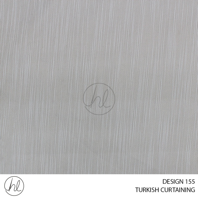 TURKISH CURTAINING DESIGN 155 280CM PER M CREAM