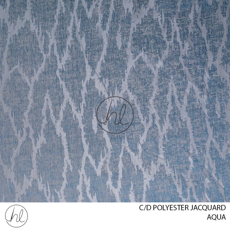 C/D Jacquard Polyester JY 25 CP 280cm Aqua