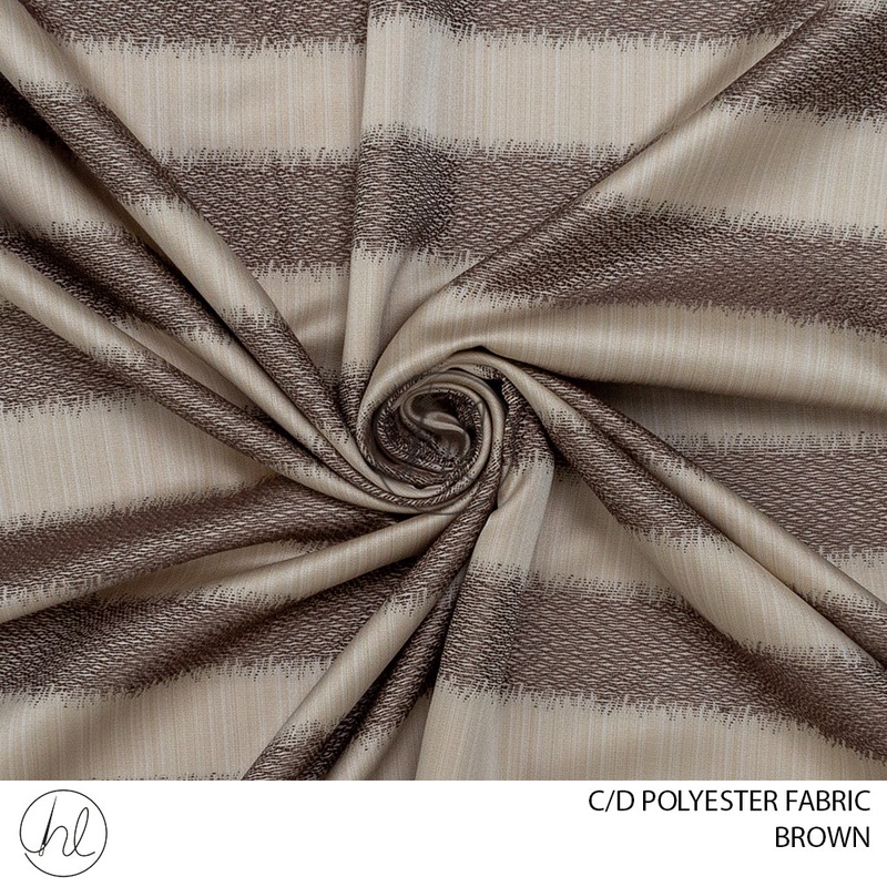C/D Polyester Fabric 2022/0205 280CM Brown