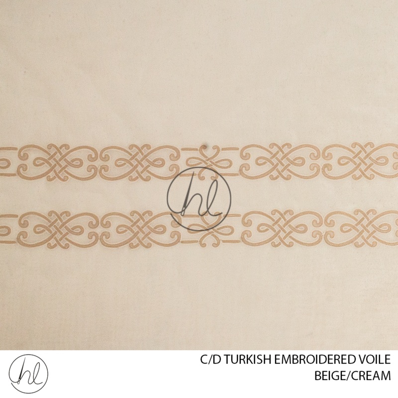 C/D Voile Embroidered Turkish