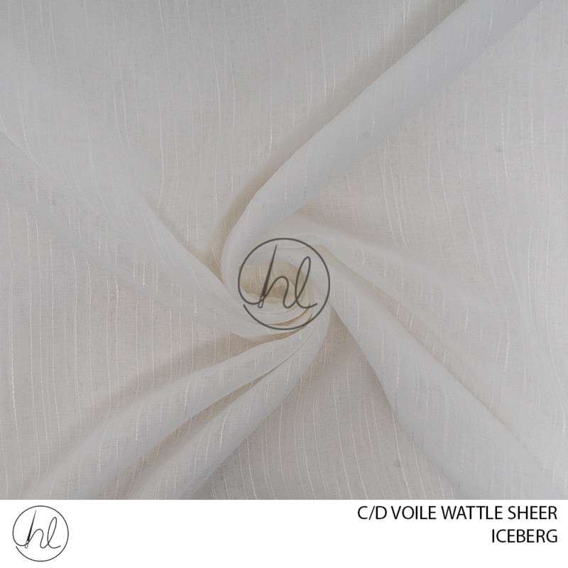 C/D Voile Wattle SheerGFH072A CP 280cm Iceberg