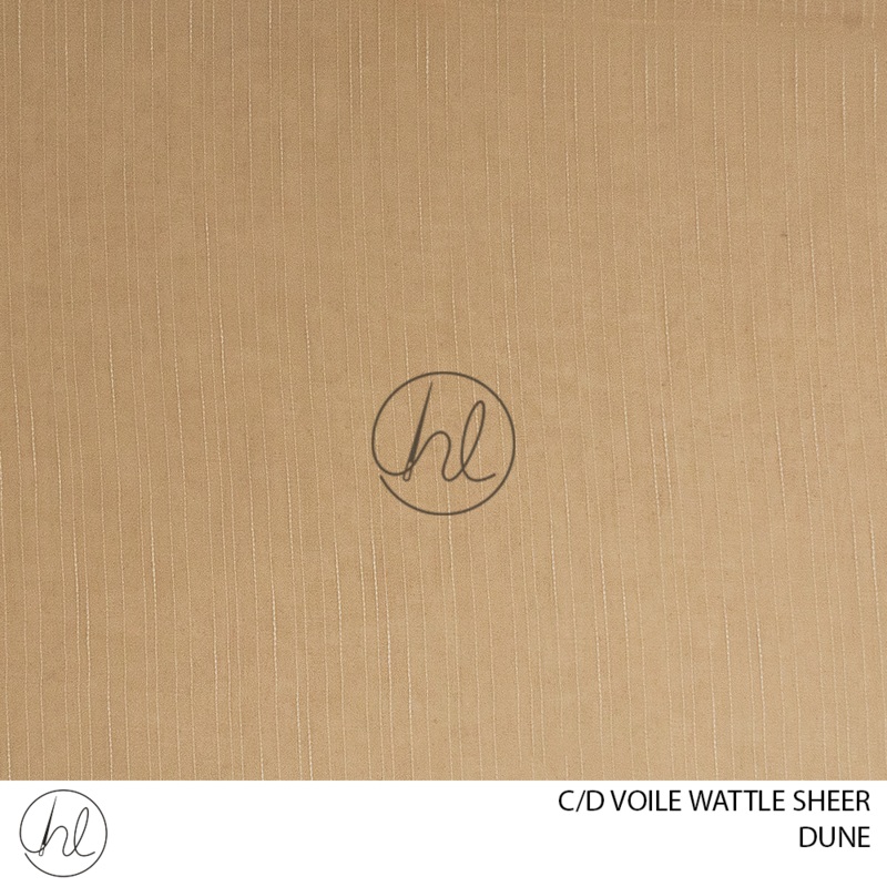 C/D Voile Wattle SheerGFH072C CP 280cm Dune