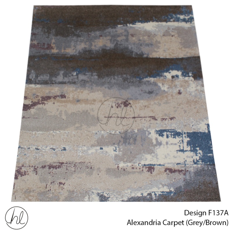 CARPET ALEXANDRIA F137A  GREY/BROWN FREE 1