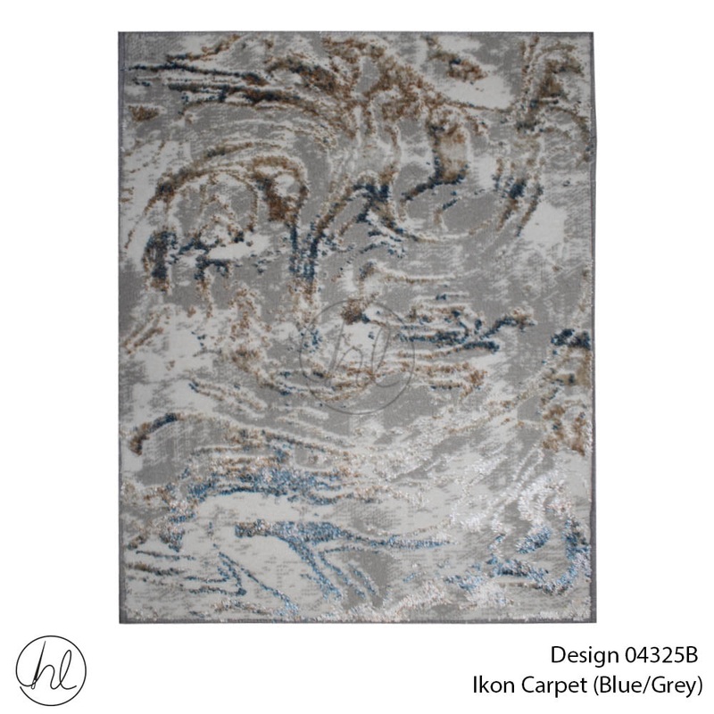 CARPET IKON 04325B BLUE/GREY FREE 1
