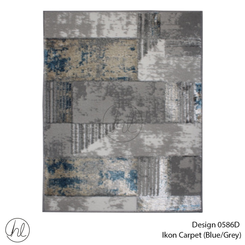 CARPET IKON 05486D BLUE/GREY FREE 1