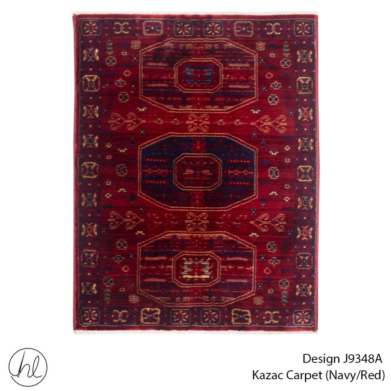 CARPET KAZAC J9348A NAVY/RED FREE 1